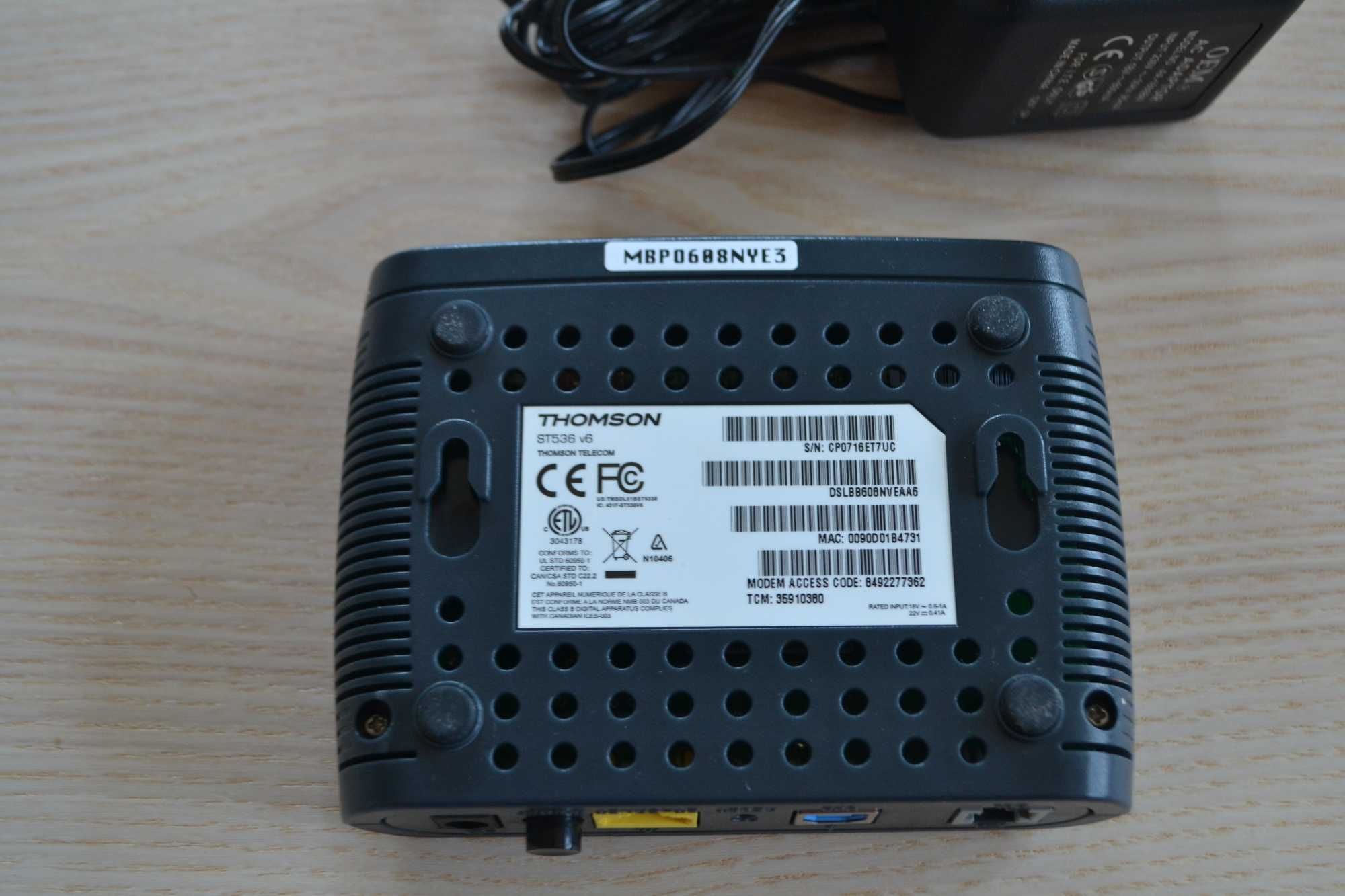 4 x Router Modem ADSL SpeedTouch 516, 536, 546