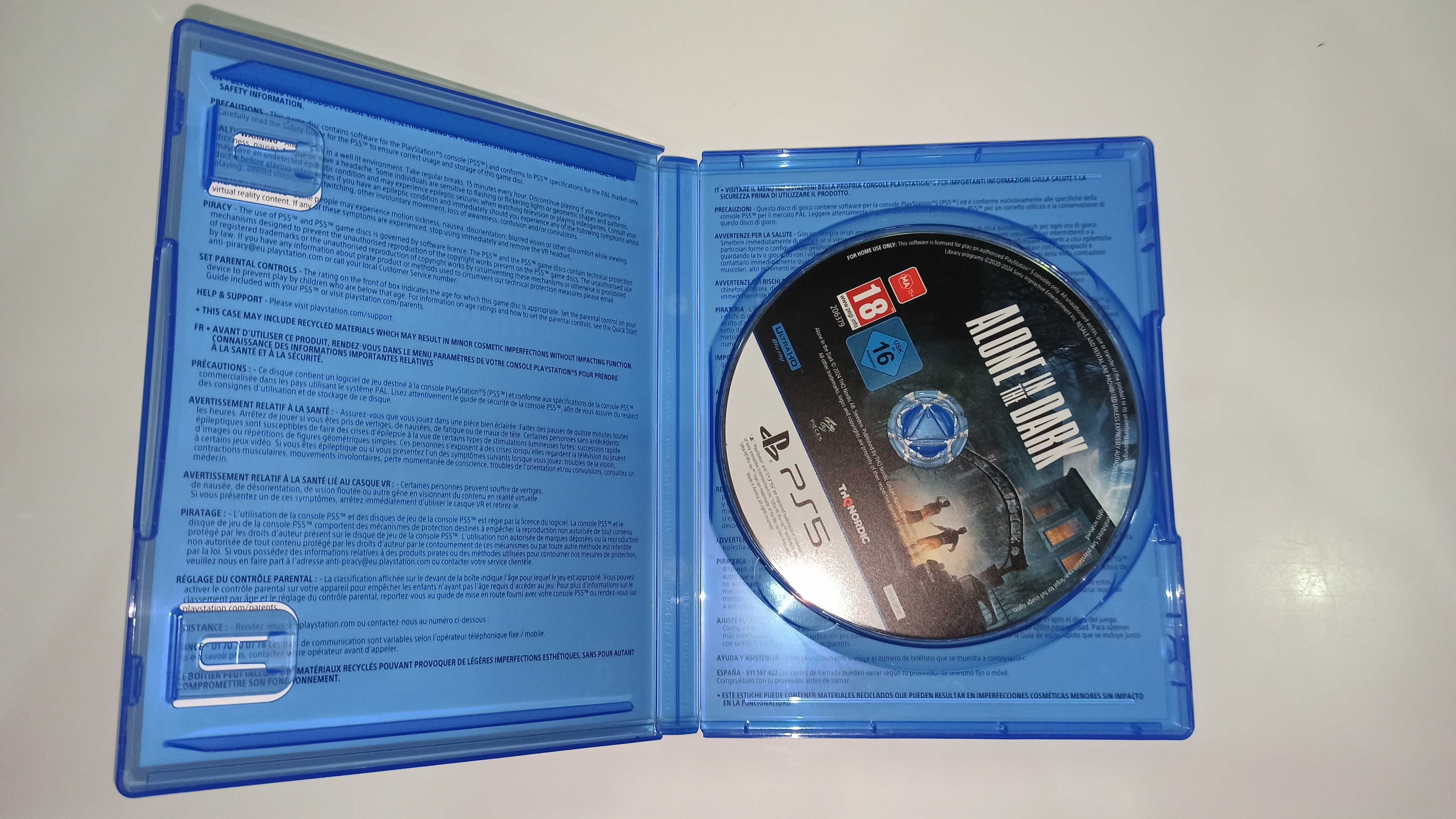 ps5 ALONE IN THE DARK PL po polslku gra przygodowa z elementami grozy