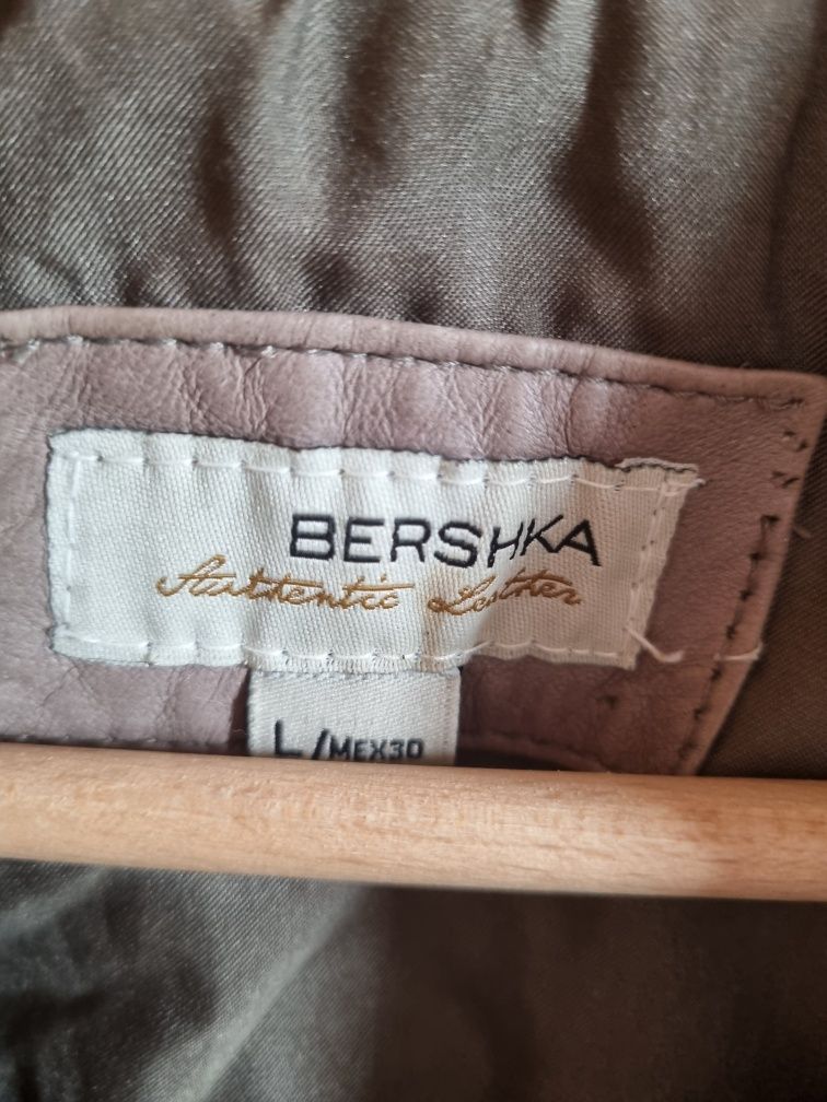 Kurtka skórzana * BERSHKA