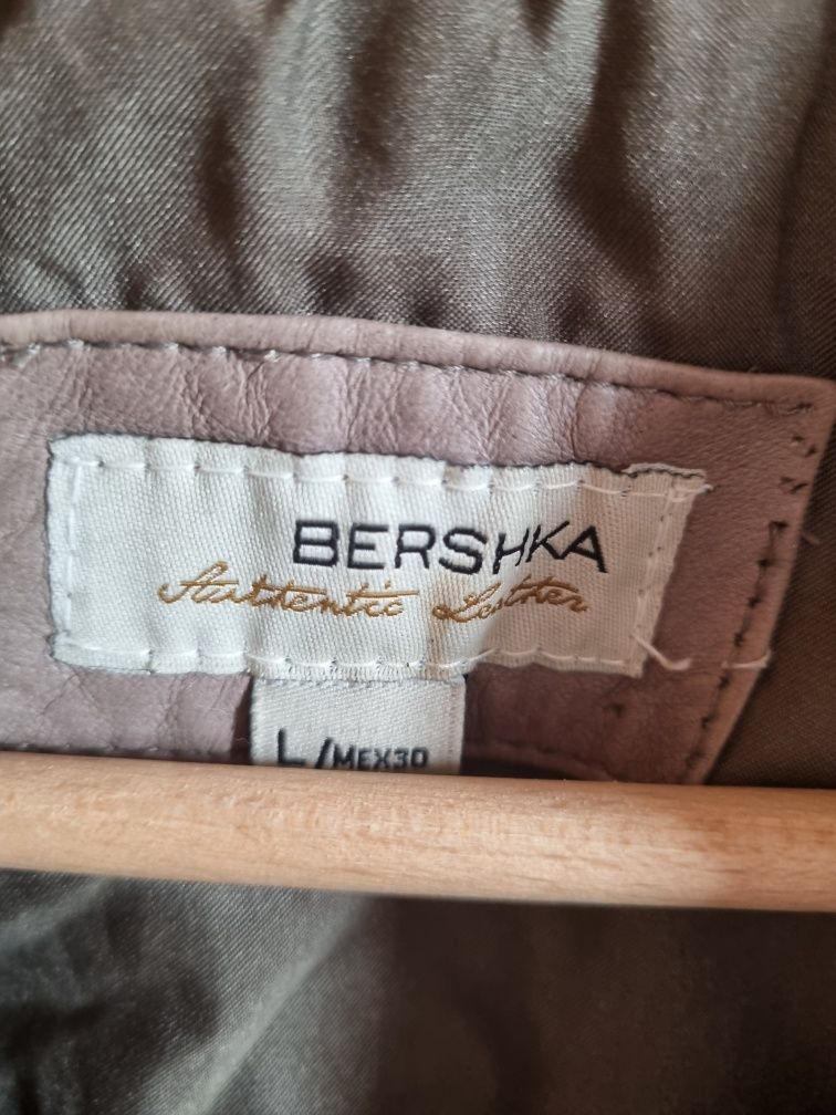 Kurtka skórzana * BERSHKA