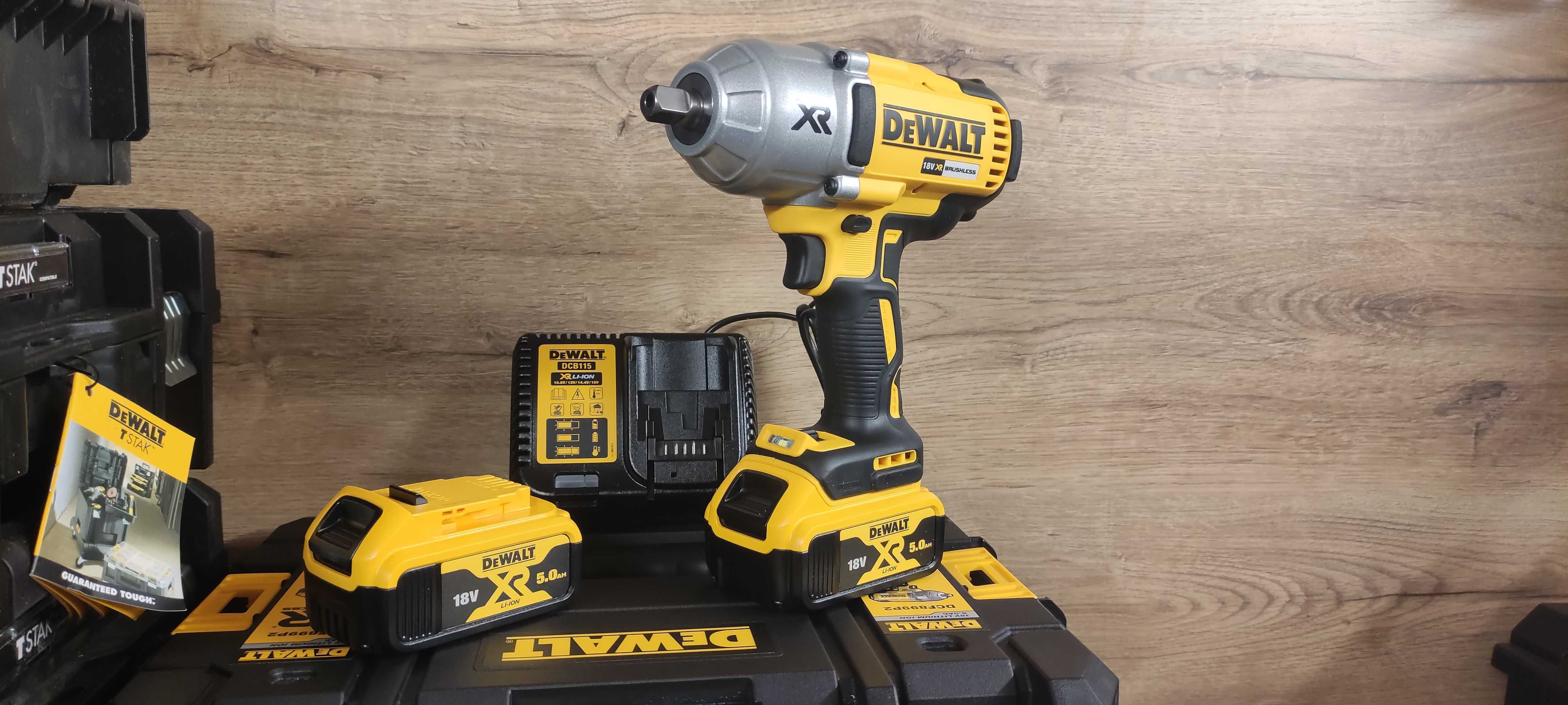 Klucz Udarowy DEWALT DCF899 P2 2x5AH Ładowarka 950/1625NM Promocja