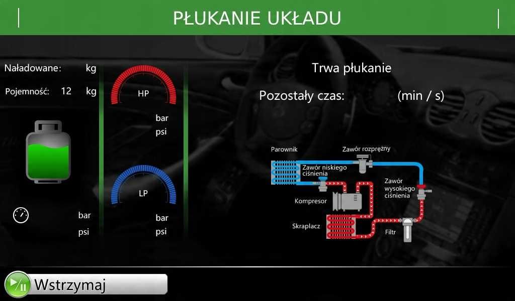 Automatyczna stacja obsługi klimatyzacji VIAKEN X568  R134a