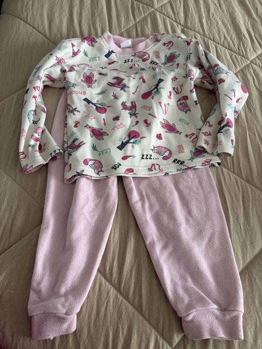 Pijama menina rosa algodao