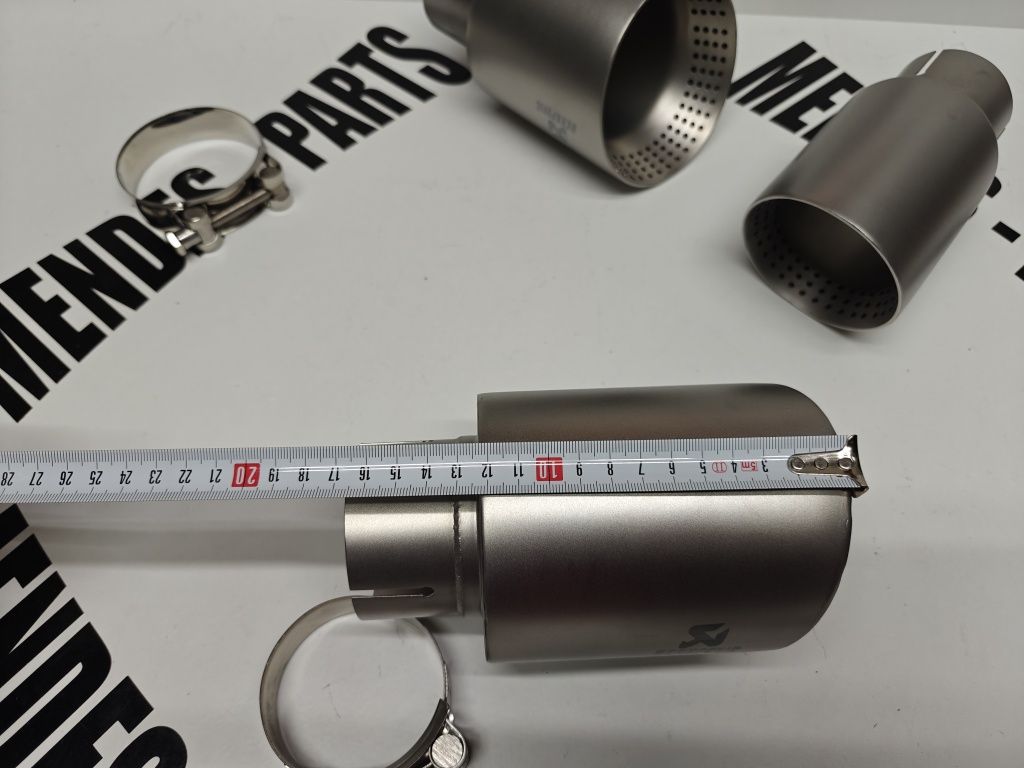 Ponteiras style akrapovic inox
