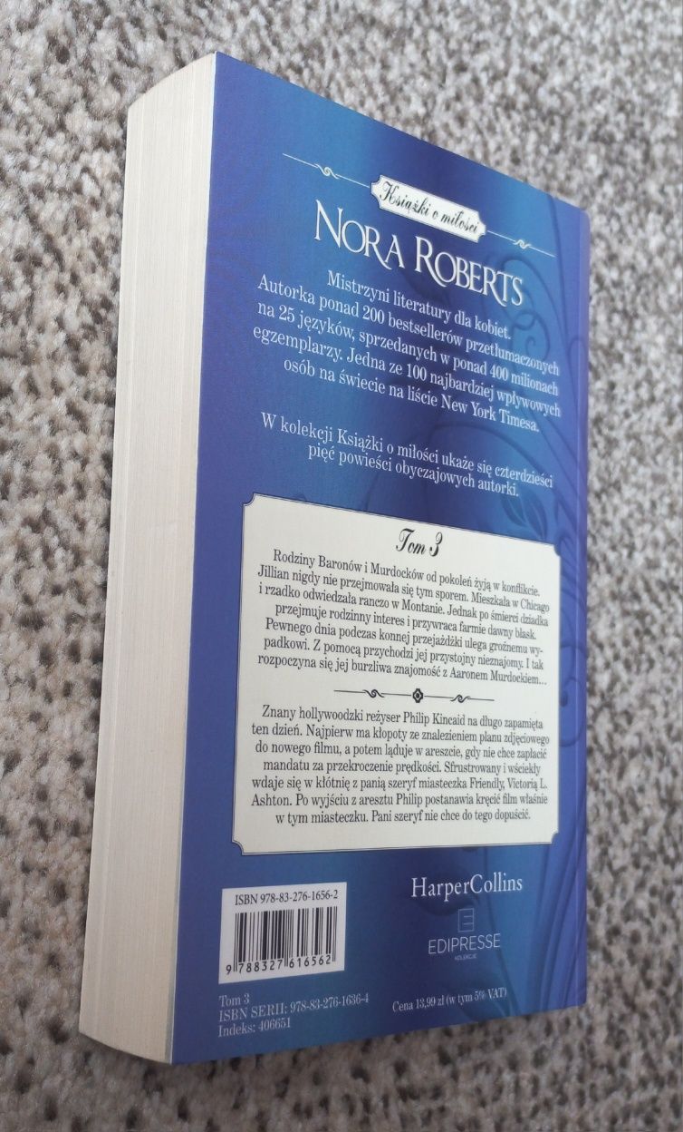Jedno słowo Nora Roberts tom 3 Burzliwa miłość  Miłość ponad prawem.