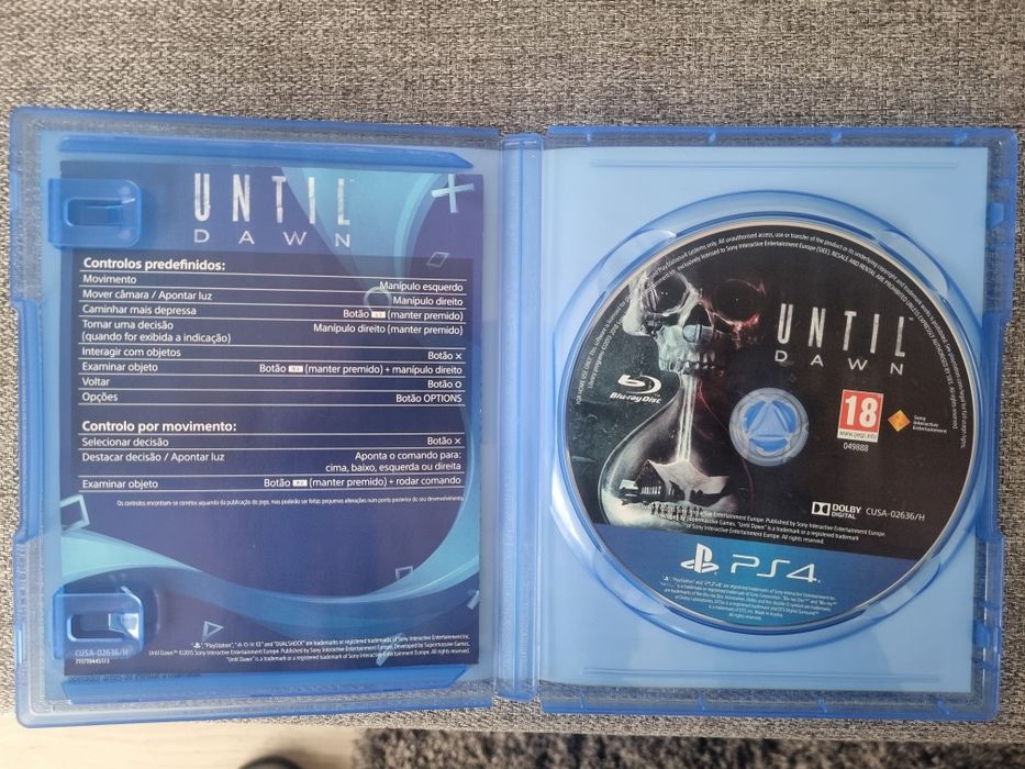 Ps4 Jogo until dawn
