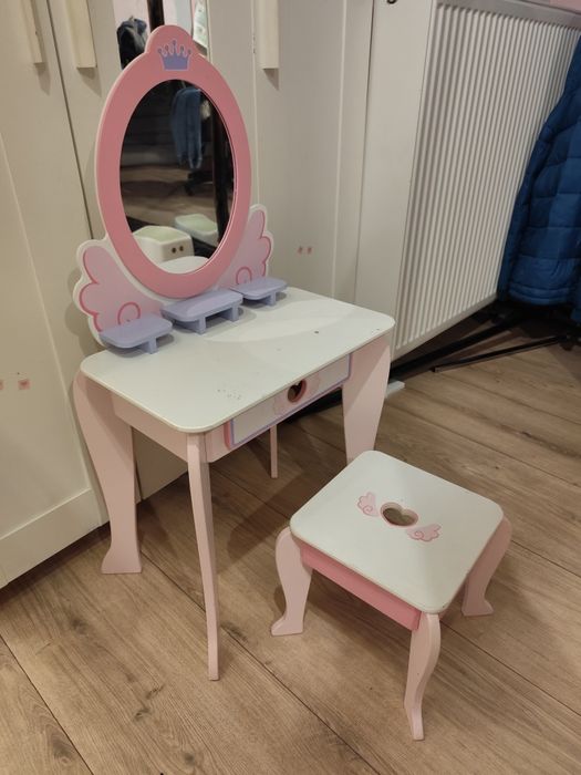 Toaletka drewniana dla dzieci