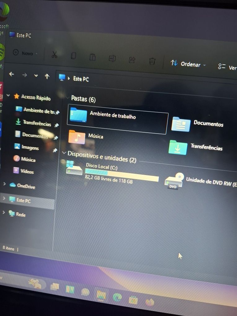 Insys G Force windows 11 disco ssd bateria com autonomia