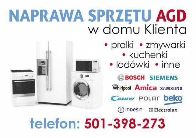 serwis naprawa sprzętu agd pralka zmywarka piekarnik usługi montaż