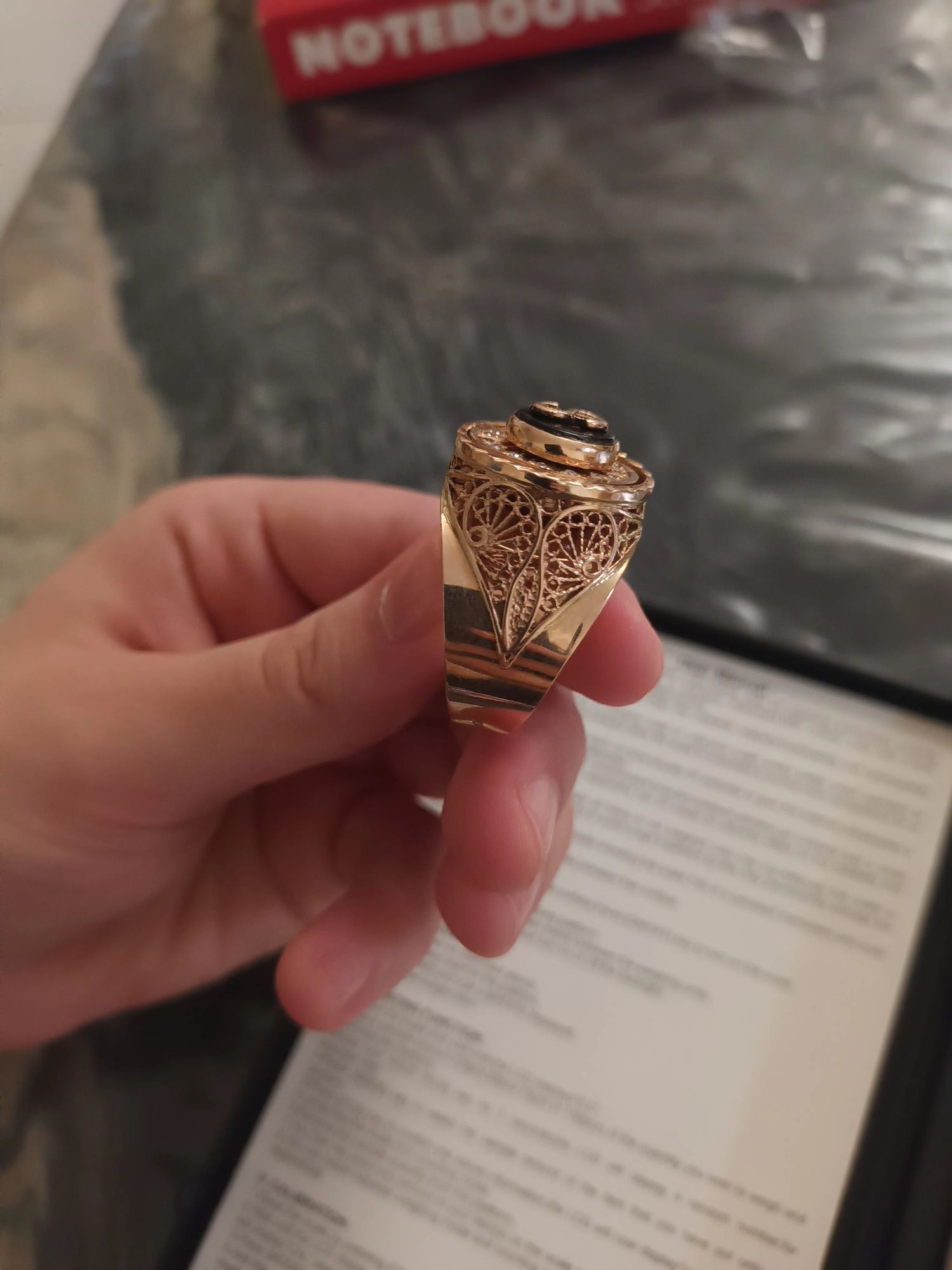 Кольцо рулетка, 585 звоните