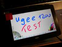 Графічний планшет для малювання і ретуші Ugee U1200 монітор 12" FullHD