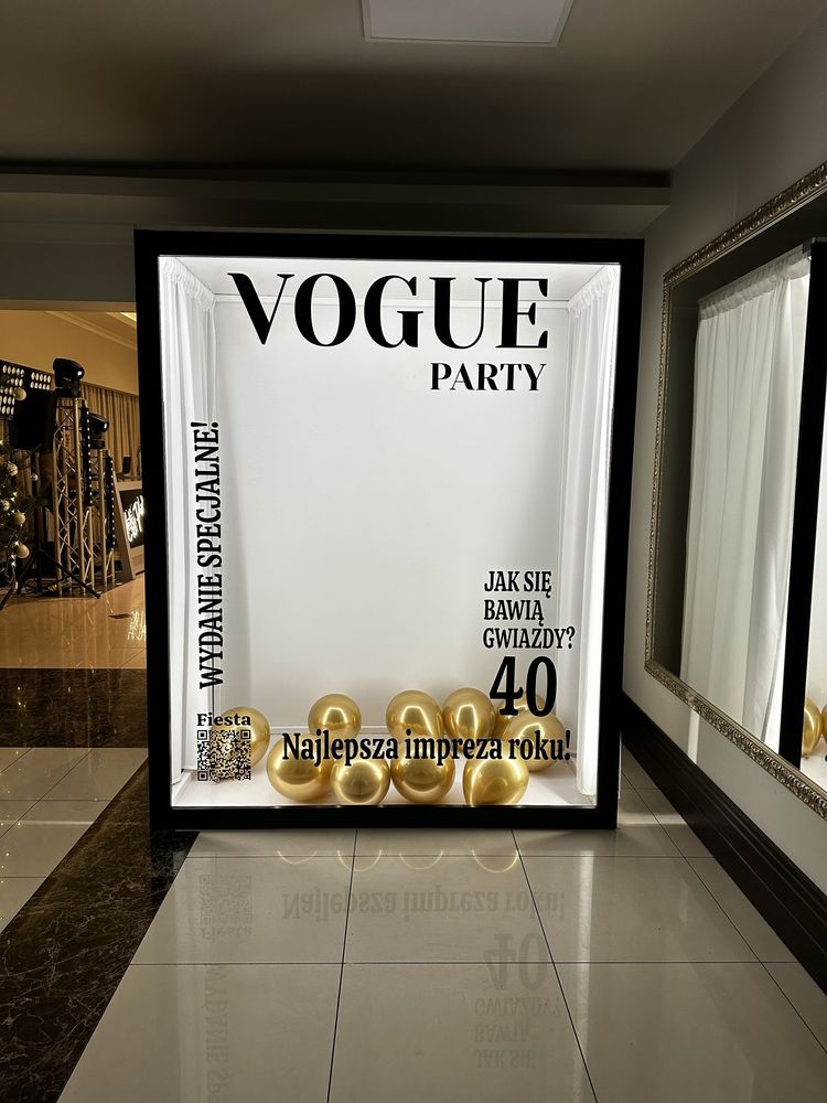 Fotobox Fotobudka PhotoBox Vogue Party WYNAJEM!
