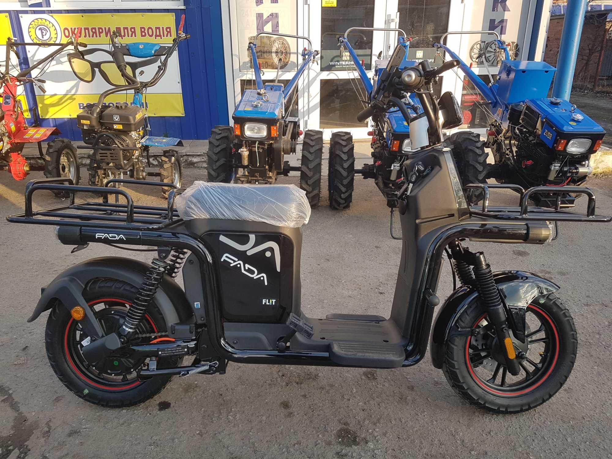 Скутер електровелосипед FADA FLiT II, 500W доставка безкоштовна 100км