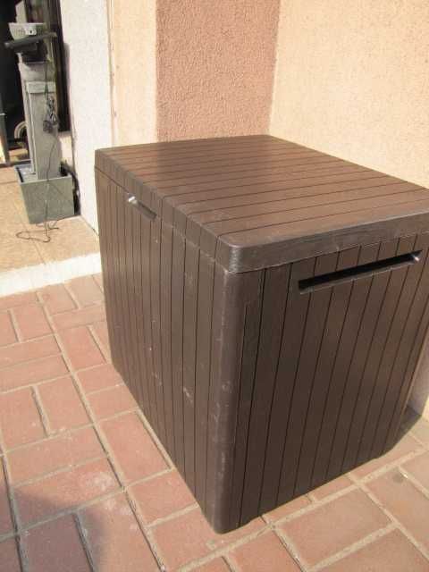 Keter City Box pudełko do przechowywania brąz 113L idealne na balkon