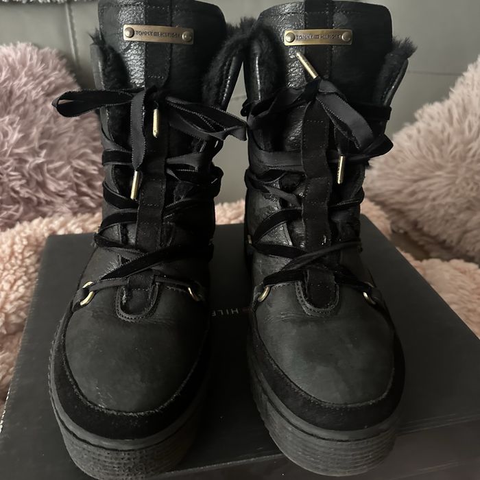 Botki buty sniegowce tommy hilfiger