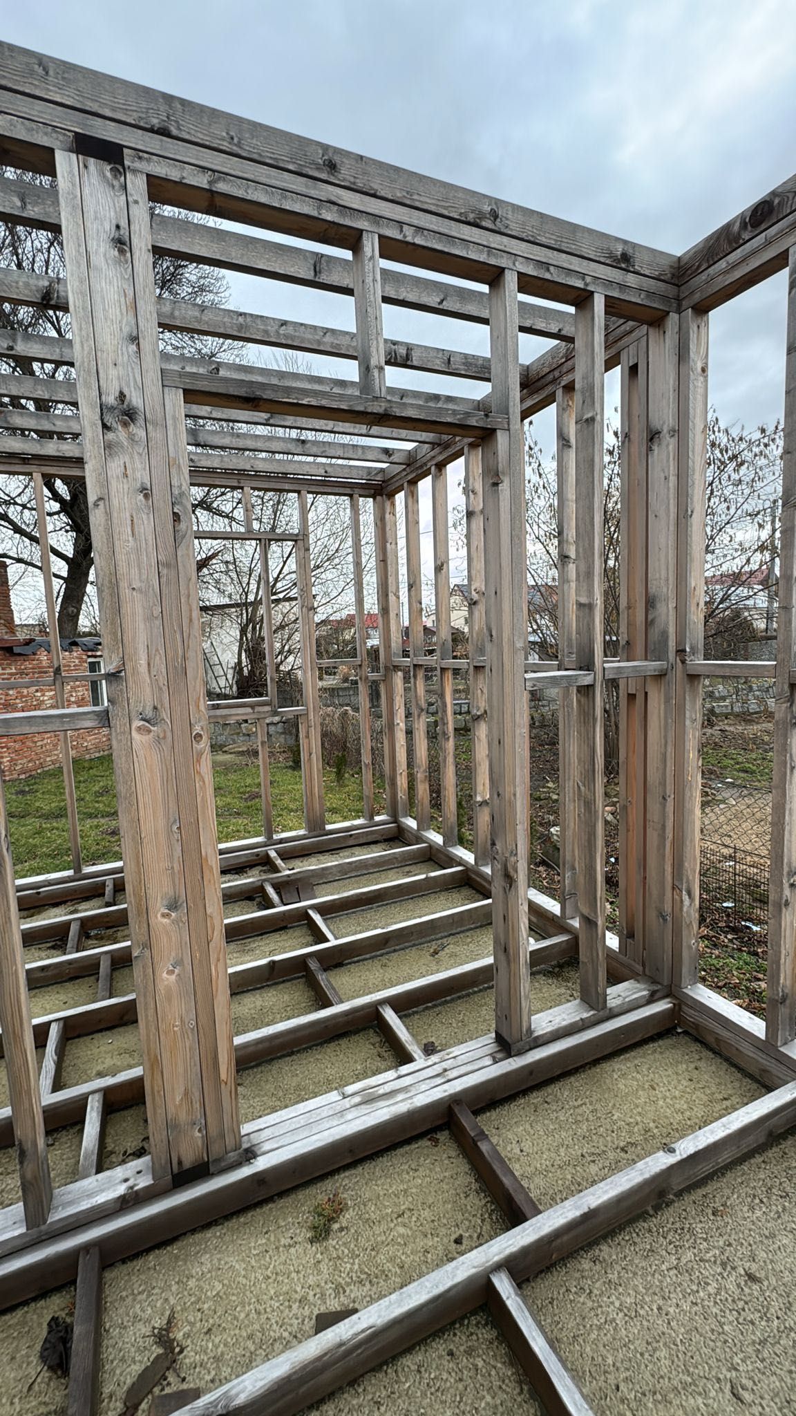 Stelaż domku letniskowego bez dachu 30m2