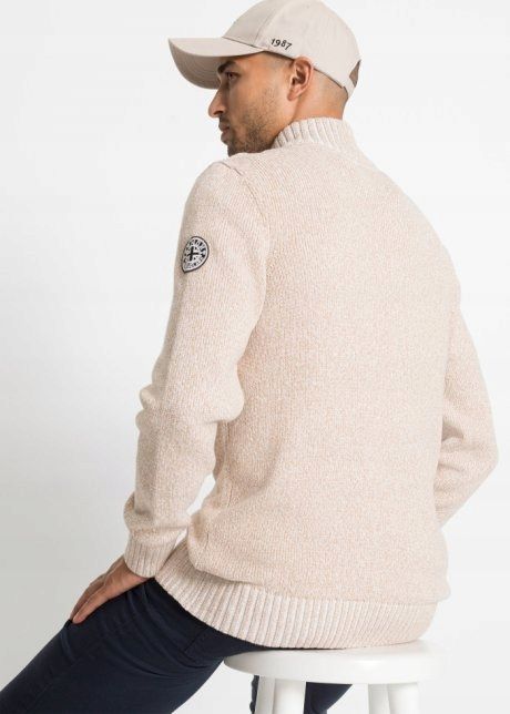 B.P.C męski sweter beżowy r.L