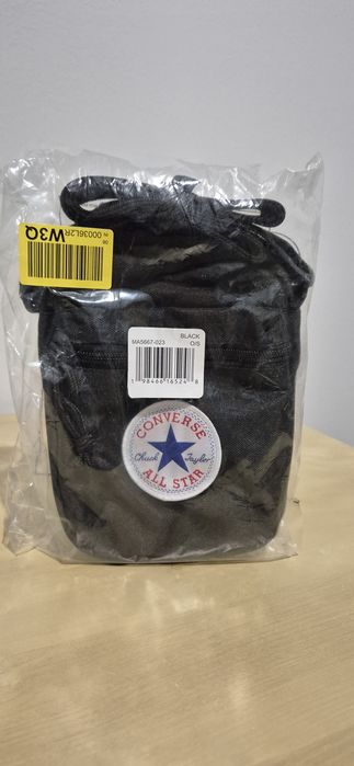 Converse czarna listonoszka nerka saszetka torebka. Oryginalna.