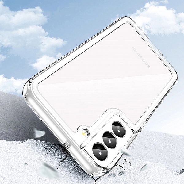 Etui Outer Braders z elastyczną ramką do Samsung Galaxy S23+ przezrocz
