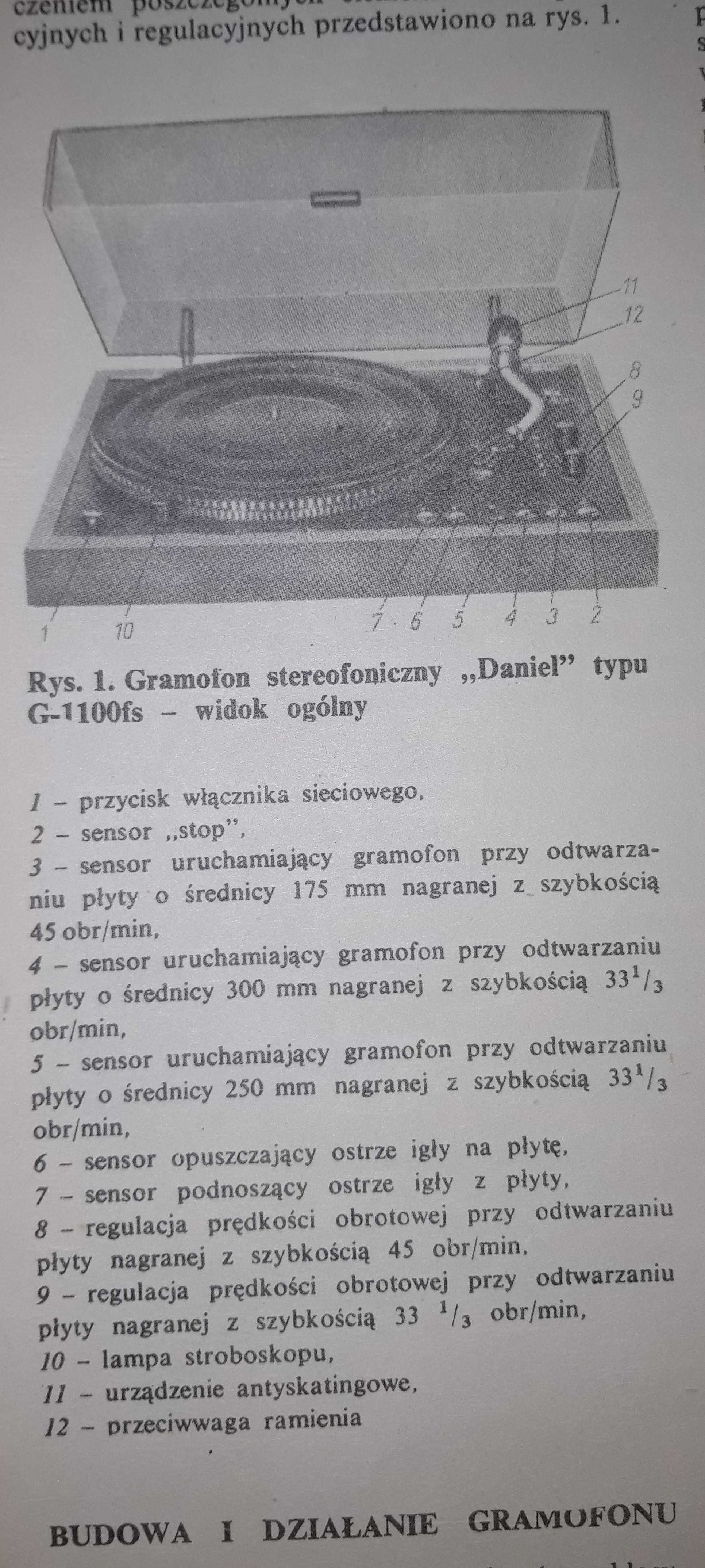 Schemat Fonica G-1100fs "Daniel" Oryginalny.