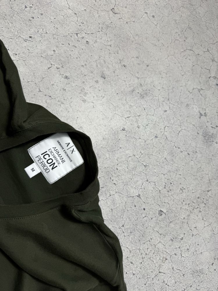 Как Новая Футболка AX Armani Exchange С Большим Логотипом S-M