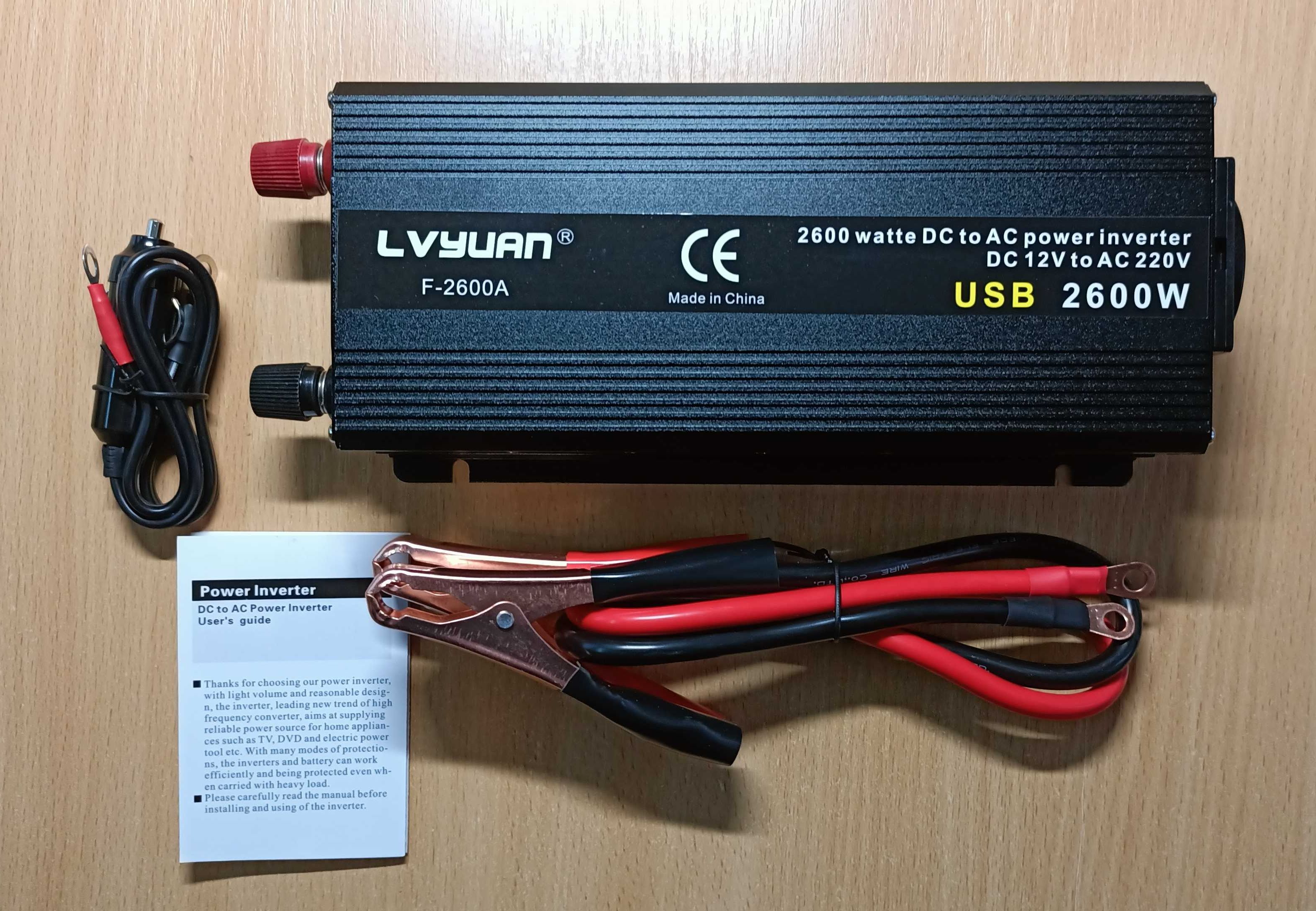 Перетворювач напруги Інвертор (Инвертор) 2600W з 12V на 220V