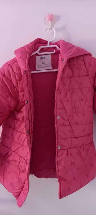 Casaco de inverso rosa