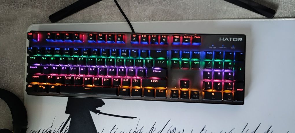 Клавиатура механическая HATOR Starfall Outemu Red