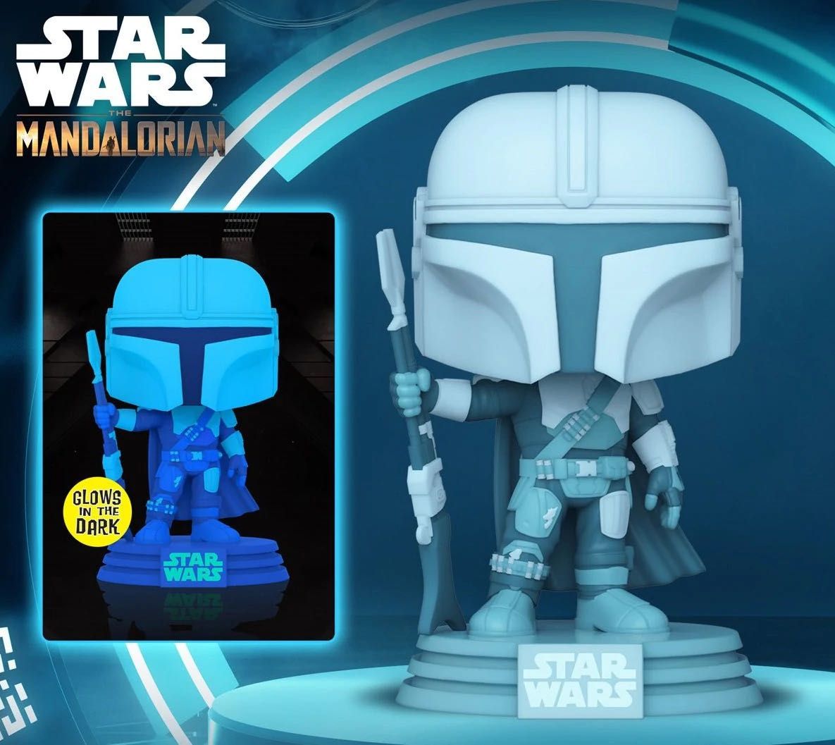 Funko POP! The Mandalorian Star Wars 345 SE GITD