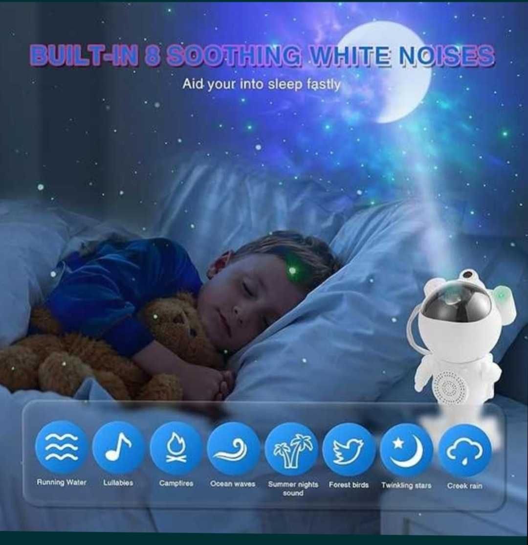 Астронавт Проектор звездного неба с Пультом и Колонкой. Bluetooth.