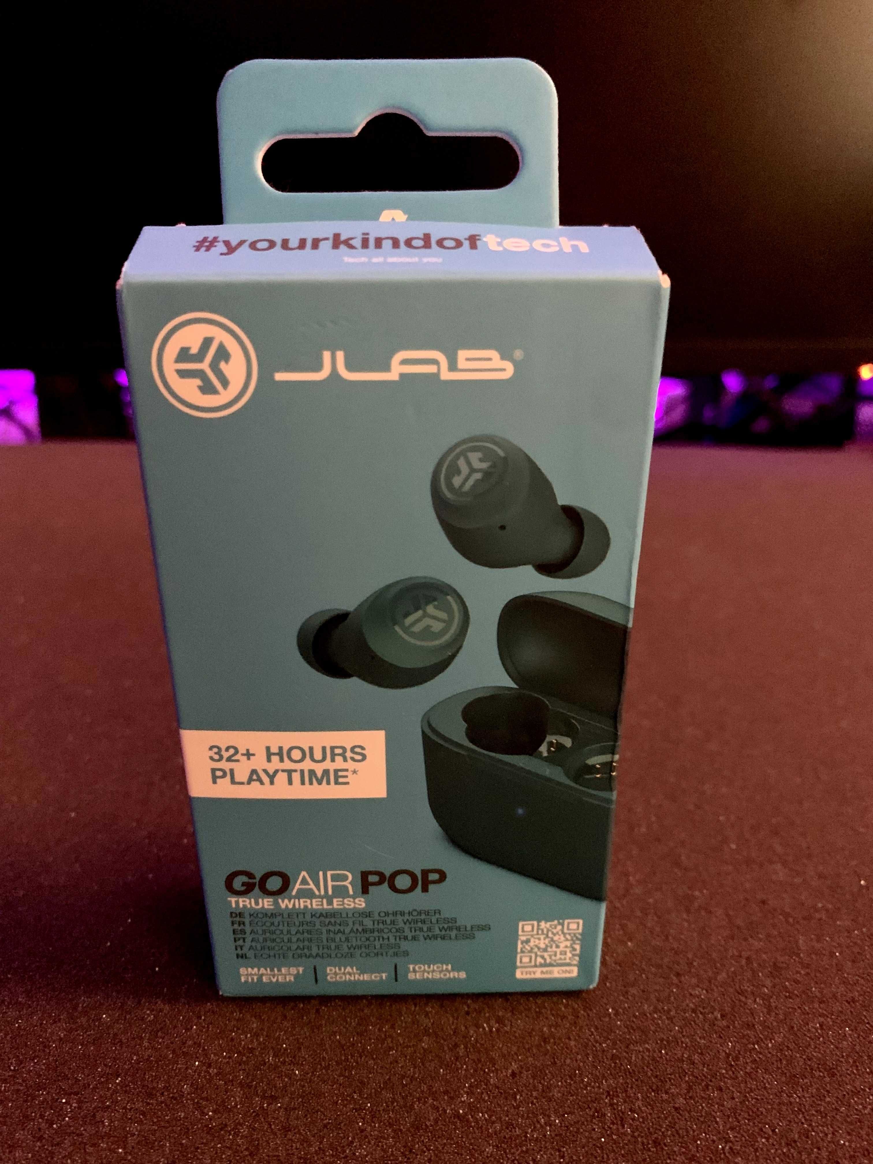 Auriculares JLab Go Air Pop (NOVOS SELADOS)