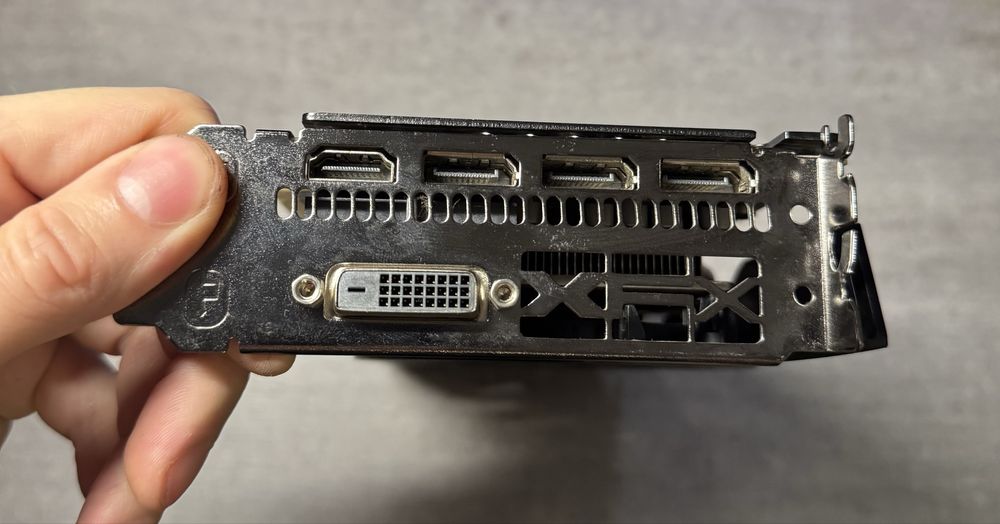 Видеокарта XFX RX 470 8gb обслуженная
