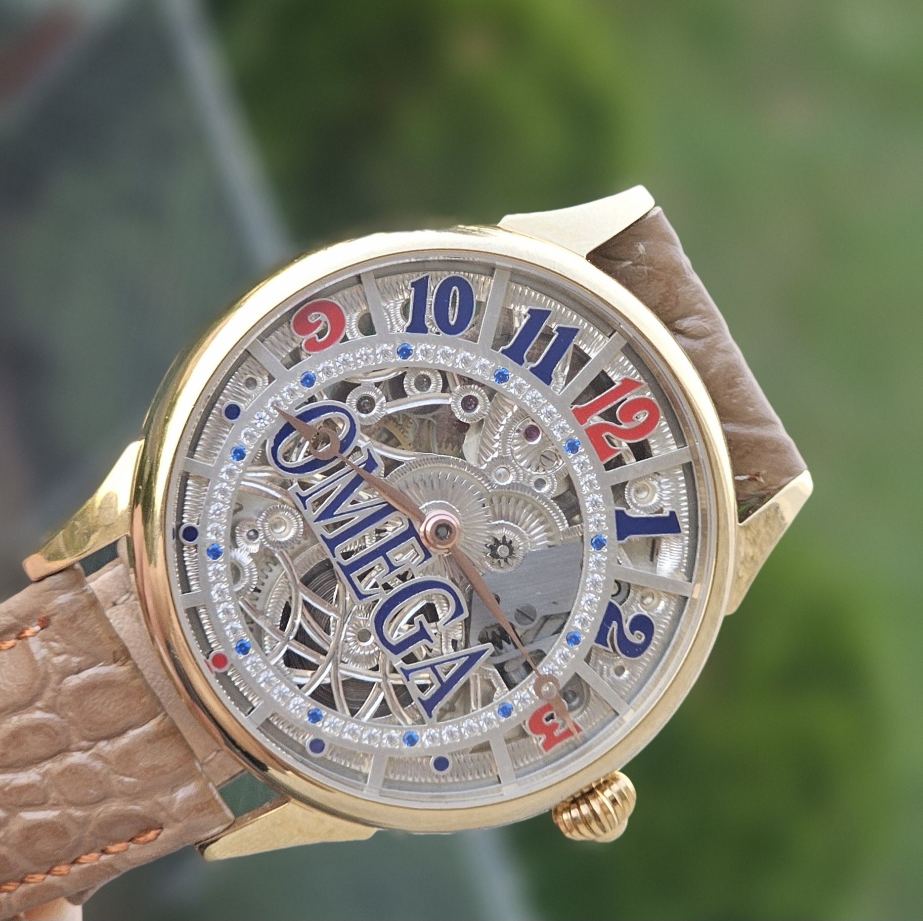 Zegarek Omega skeleton cudo