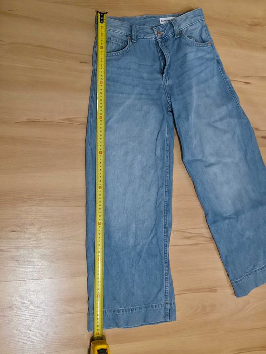 Szerokie spodnie dziewczęce Bershka rozm. 34