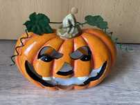 Świecznik dynia halloween