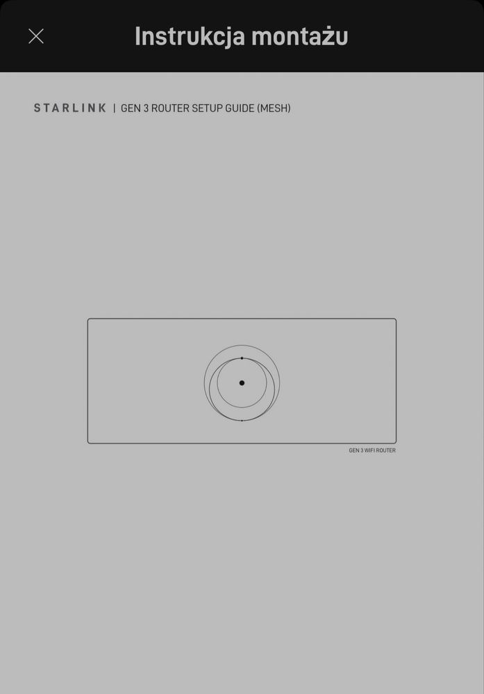 Starlink Router Mesh 3-cia generacja UTR-232