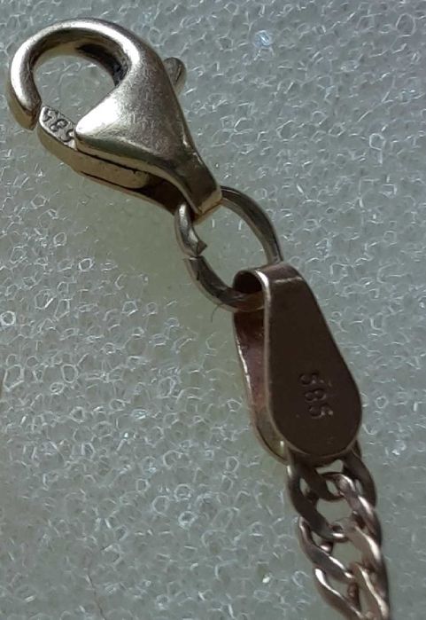 Złota 585 14ct 1,8 Gr bransoletka singapur złoto żółte