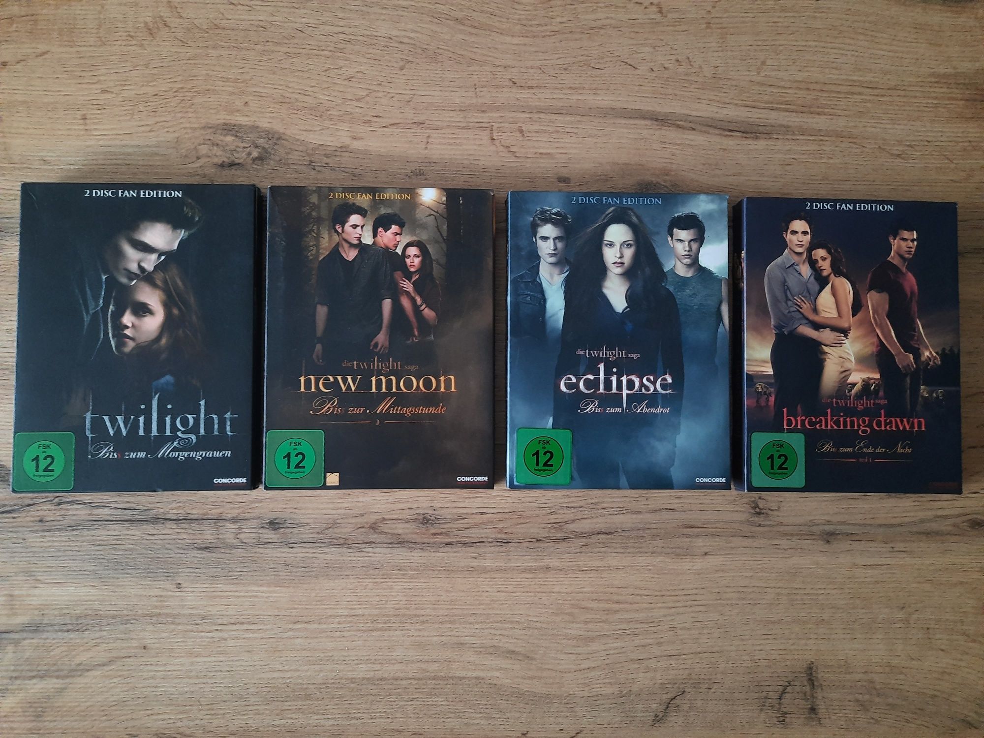 Zestaw DVD: Twilight Saga, wyd.niemieckie, fan edition