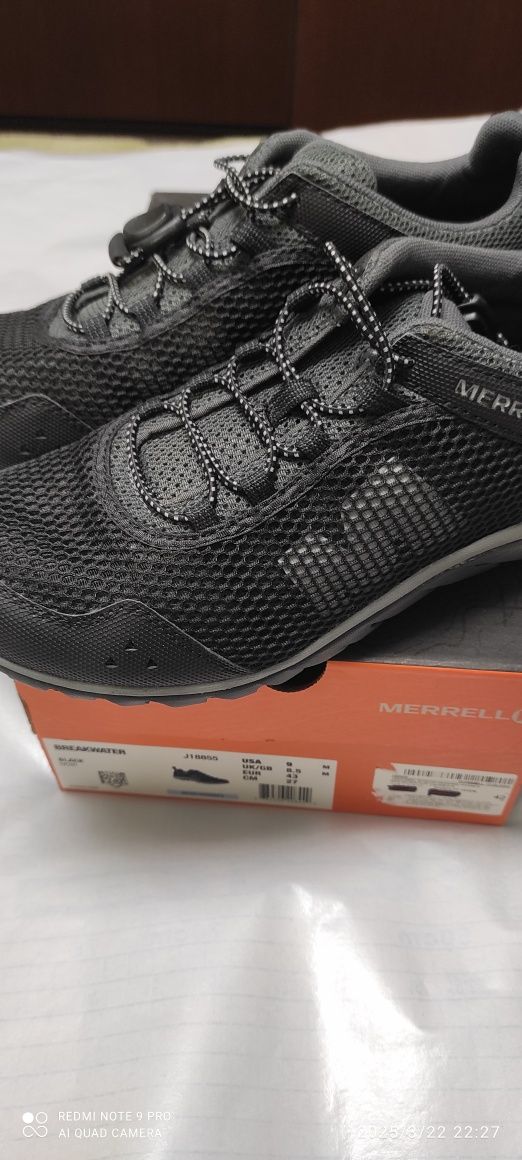 Кросівки Merrell  чорні 43р нові