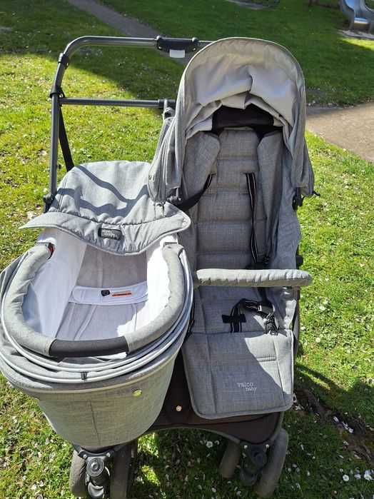 Valco Duo Snap Trend, wózek bliźniaczy spacerowy i gondola