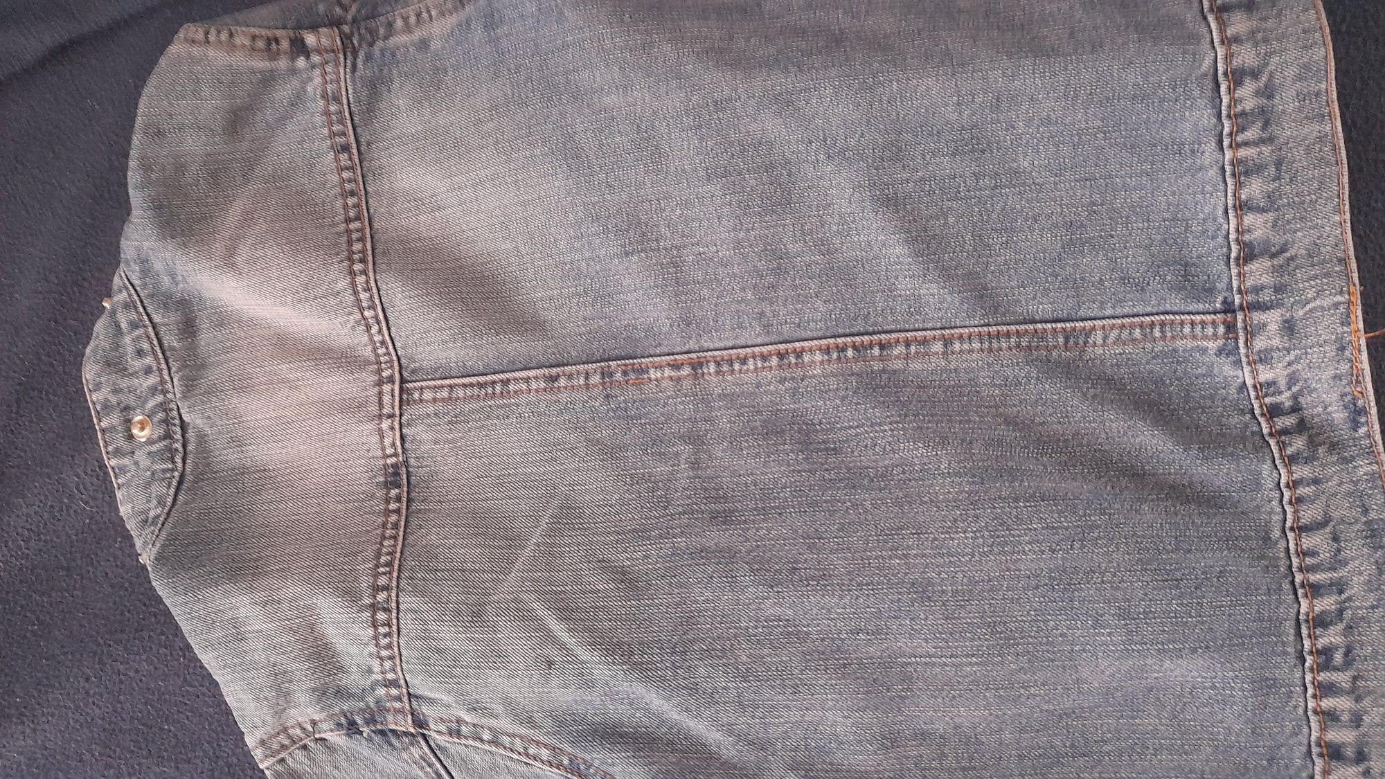 Kurtka jeans  rozm 134