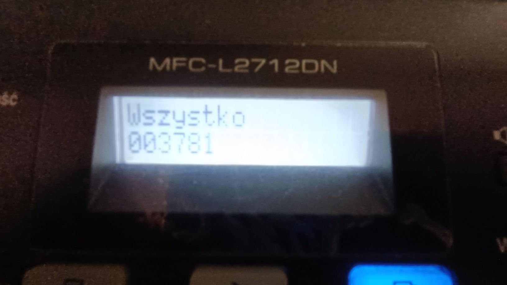 Drukarka Brother MFC L27120N, laserowa, tanie zamienniki, sprawna