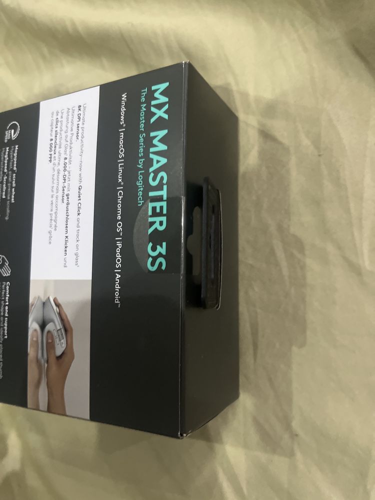 Logitech Mx master 3s branco novo na caixa