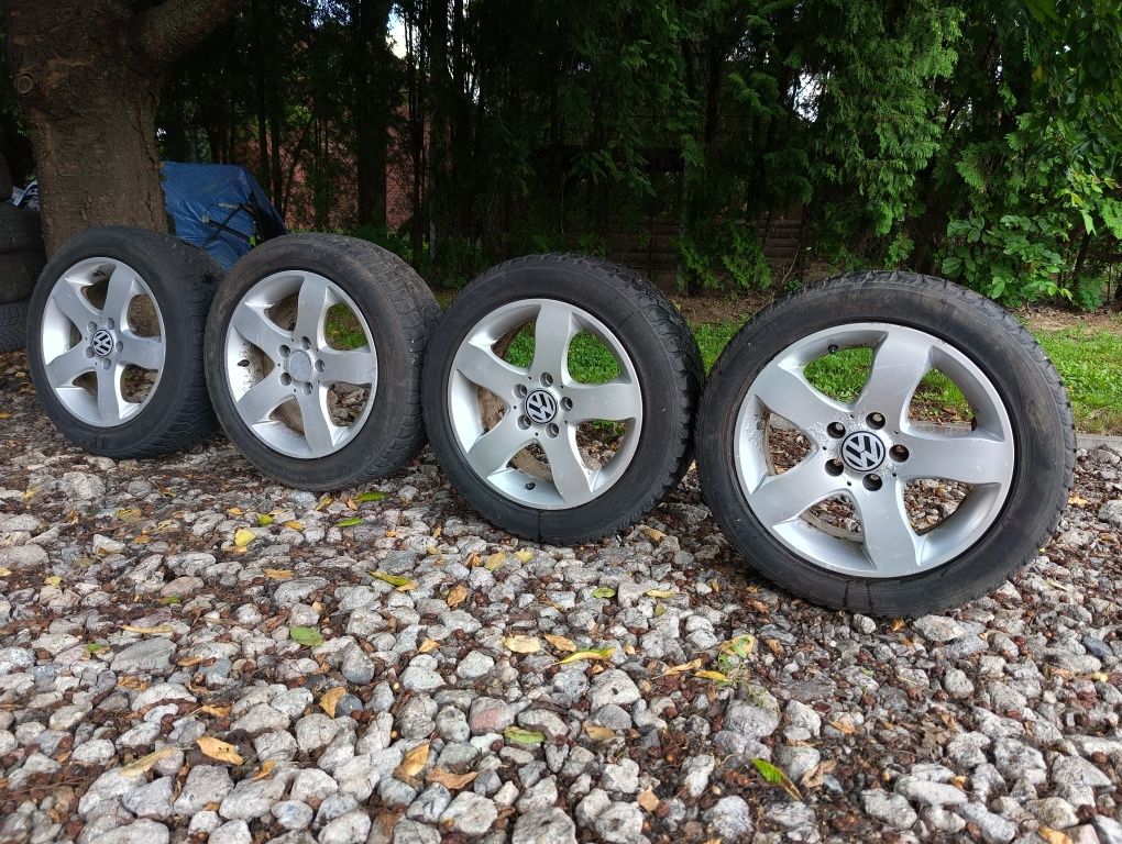 Alufelgi 5x112 16 cali opony 205/55r16 audi VW skoda Mercedes seat