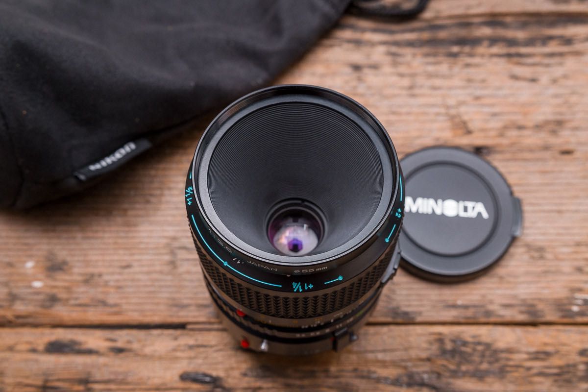 Minolta New-MD 50mm 1:3.5 Macro MD III makro 1:1 + gratis