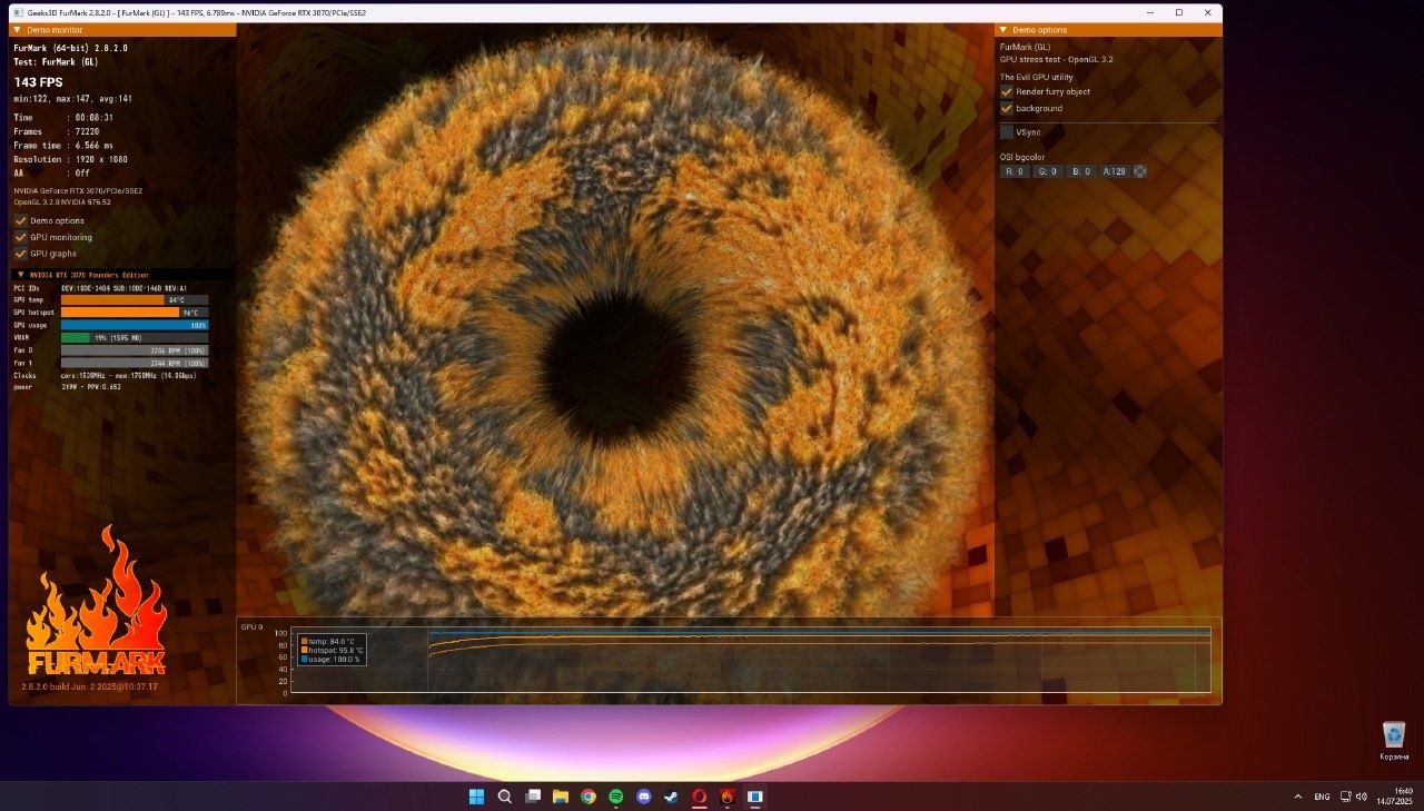 Rtx 3070 Founders Edition (8gb, Nvidia, ртх, dlss)