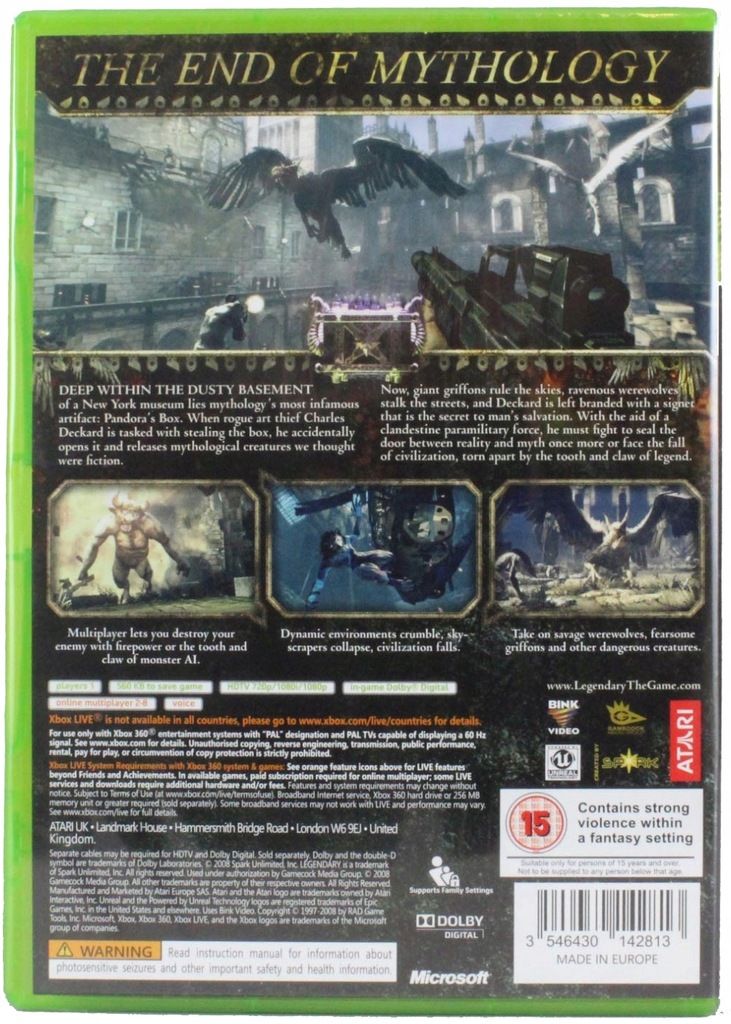 Xbox360 Legendary Nowa