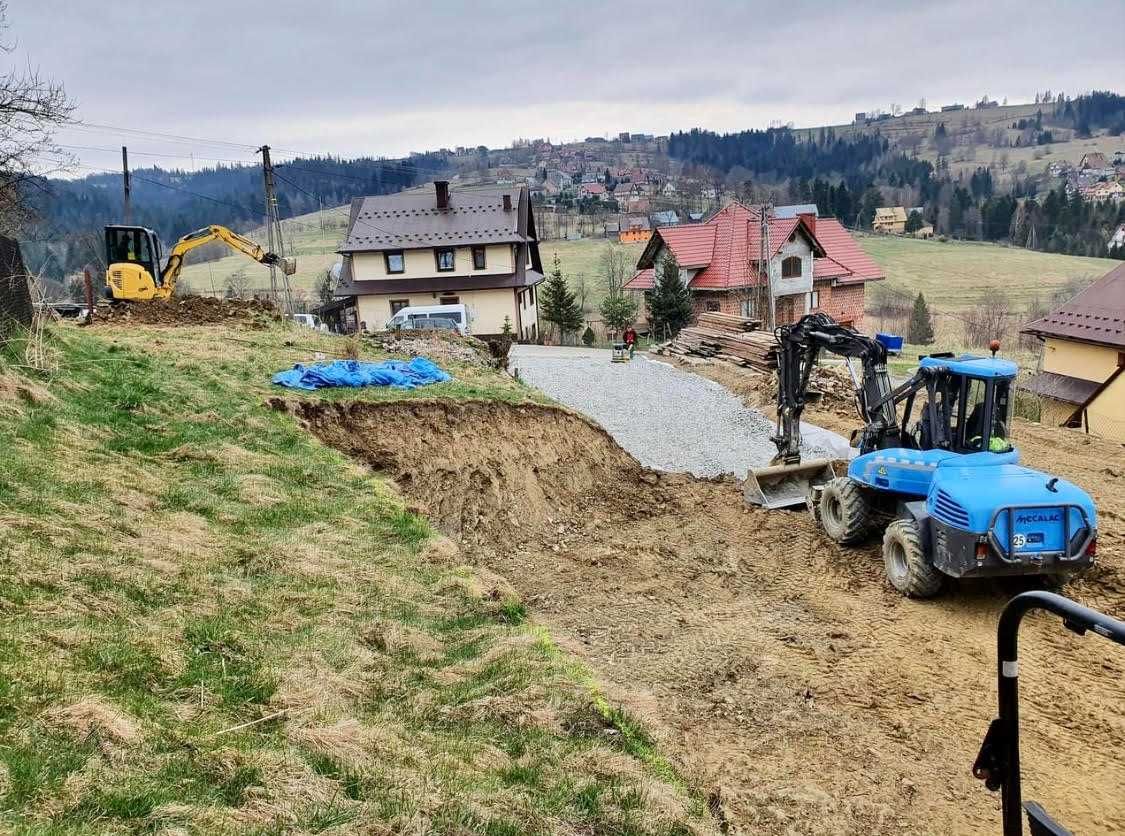 Roboty Ziemne Usługi Koparką, Wyburzanie budynków, Kruszywa, Tłuczeń