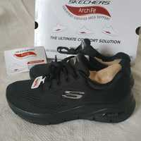 Skechers Arch Fit black кроссовки ортоп.черный р.40/27 см легкие новые