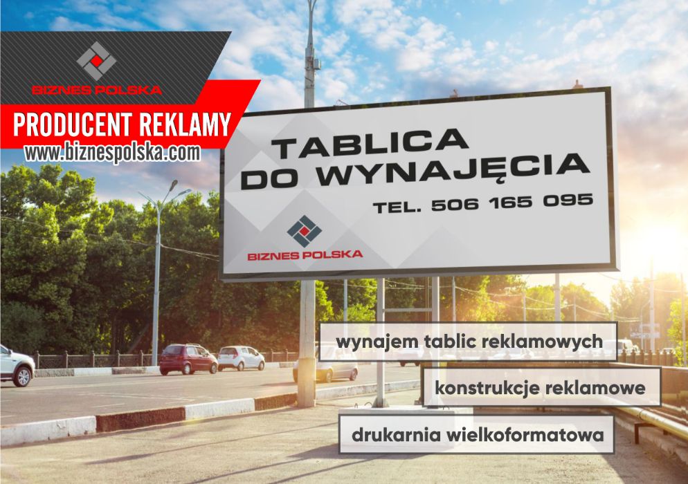 Tablica reklamowa, bilbord, reklama Rzeszów i okolice. Tania reklama,